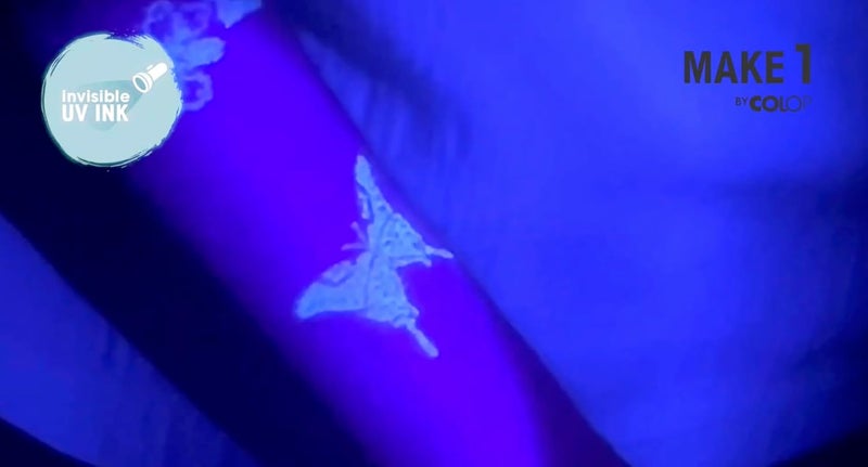 Colop Make 1 Invisible Ink Stamp Pad, with Non-Toxic Premium Ink, Water-Based Acid-Free (UV) - Image 5